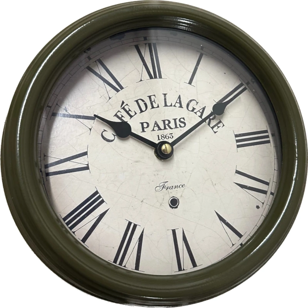 Orologio-Antico-Verde-arredo-muro-WDesign-macerata-marche