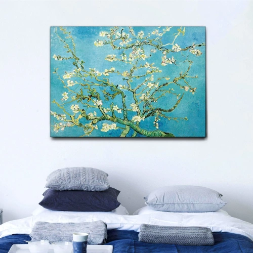 Quadro-Fiori-di-Mandorlo-moderno-arredo-muro-wdesign-macerata-marche