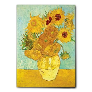 Quadro "I GIRASOLI" - VINCENT VAN GOGH-arredo-muro-wdesign-macerata-marche