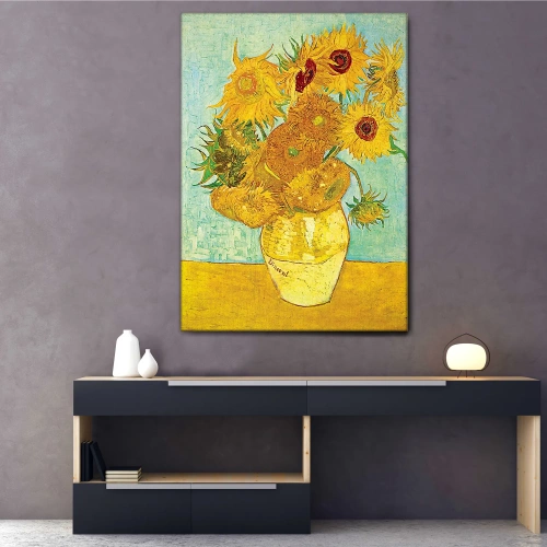 Quadro-I-girasoli-soggiorno-arredo-muro-wdesign-macerata-marche