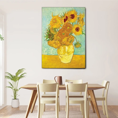 Quadro-I-girasoli-soggiorno-arredo-muro-wdesign-macerata-marche