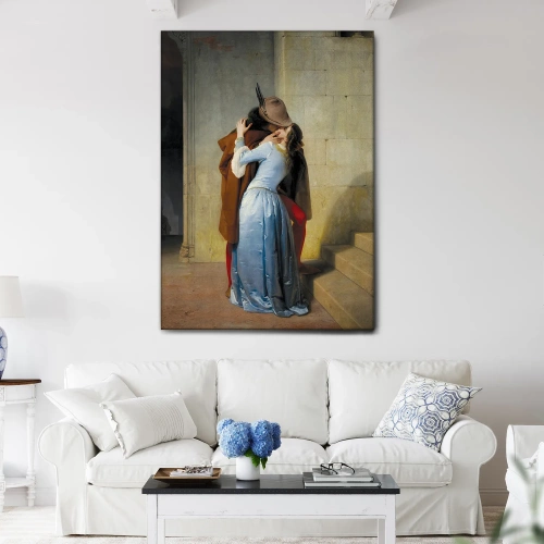 Quadro-Il-bacio-Hayez-soggiorno-arredo-muro-wdesign-macerata-marche-MUQSGB009