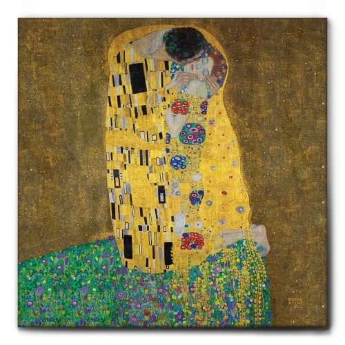 Quadro-Il-bacio-Klimt-soggiorno-arredo-muro-wdesign-macerata-marche-MUQSGB010