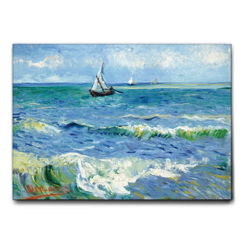 Quadro "IL MARE A LES SAINTES MARIES" - VINCENT VAN GOGH -soggiorno-arredo-muro-wdesign-macerata-marche-MUQSGB011