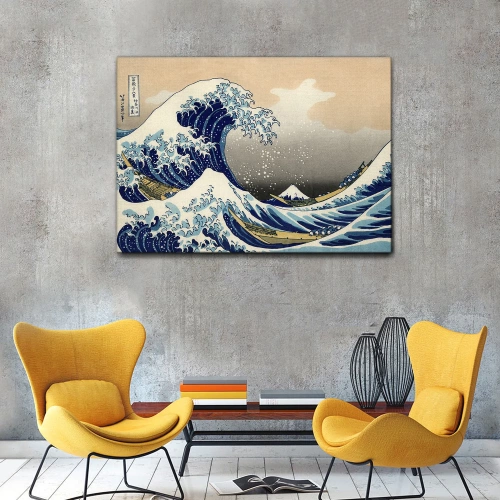 Quadro La grande onda di Kanagawa - moderno - arredo muro - wdesign - macerata - marche