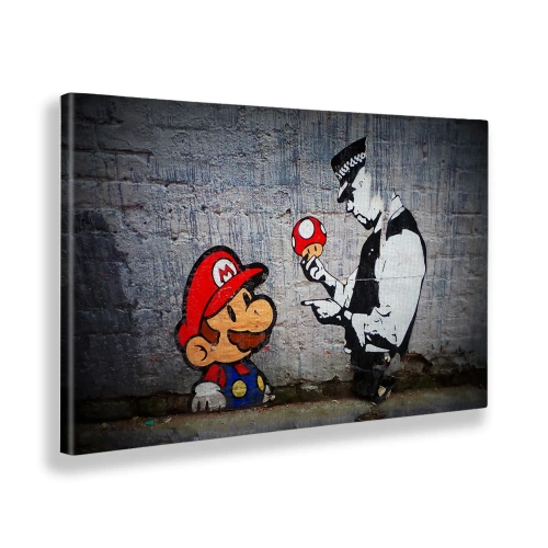 Quadro Super Mario - moderno - arredo muro - wdesign - macerata - marche