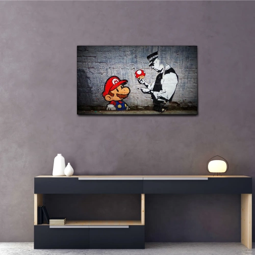 Quadro Super Mario - moderno - arredo muro - wdesign - macerata - marche