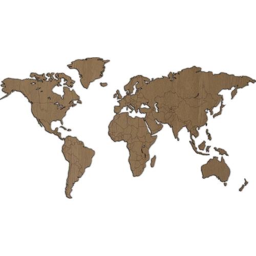 MAPPA DEL MONDO-"ROVERE"