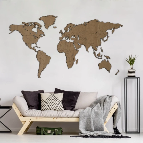 MAPPA DEL MONDO-"ROVERE"