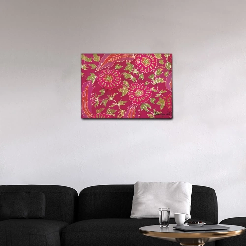 QUADRO "FANTASIA-ROSA-ROSA"