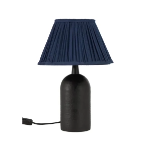 LAMPADA DA TAVOLO RILEY-NERO-BLU-37CM