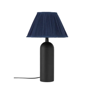 LAMPADA DA TAVOLO RILEY-NERO-BLU-50CM