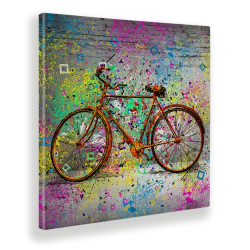 QUADRO STREET ART - BICICLETTA