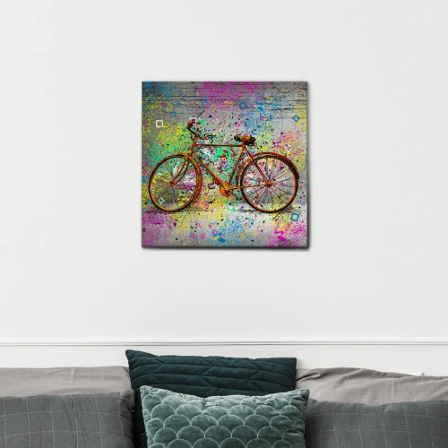 QUADRO STREET ART - BICICLETTA