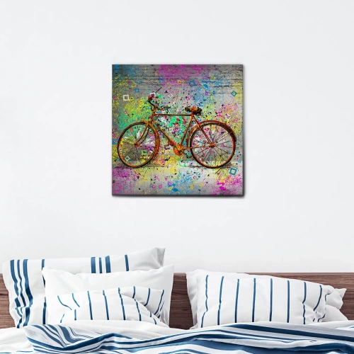 QUADRO STREET ART - BICICLETTA