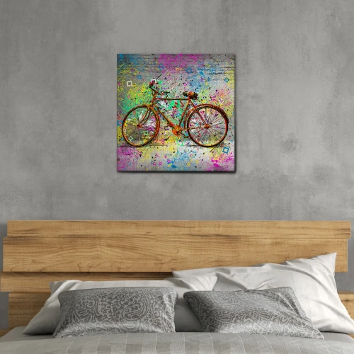 QUADRO STREET ART - BICICLETTA