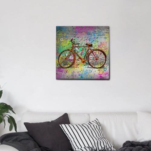 QUADRO STREET ART - BICICLETTA