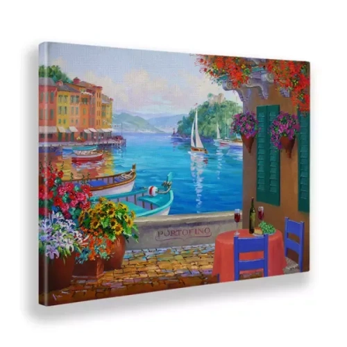 Quadro riflessi a Portofino