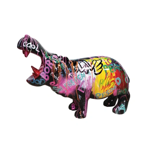 Sculture Scultura Sweet Hippo - complementi arredo - cucina - salotto - design - Wdesign - macerata - marche - CASCAG020_01