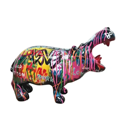 Sculture Scultura Sweet Hippo - complementi arredo - cucina - salotto - design - Wdesign - macerata - marche - CASCAG020_01