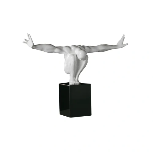 Sculture Scultura White Baron - complementi arredo - cucina - salotto - design - Wdesign - macerata - marche