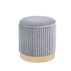 Il Pouf Contenitore Milano in velluto grigio è l'accessorio perfetto per aggiungere un tocco di eleganza e funzionalità alla tua casa. Ideale per il soggiorno, la camera da letto o qualsiasi altro ambiente, questo pouf combina estetica raffinata e praticità. Grazie al suo design versatile, può essere utilizzato come seduta aggiuntiva, tavolino o semplicemente come elemento decorativo.