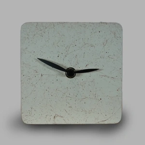 MARBLE CLOCK Orologio d'appoggio effetto marmo