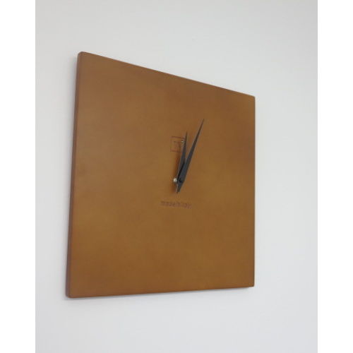 CORTEN CLOCK orologio da parete in legno verniciato