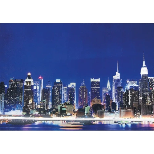 Quadro Led Manhattan olio su tela